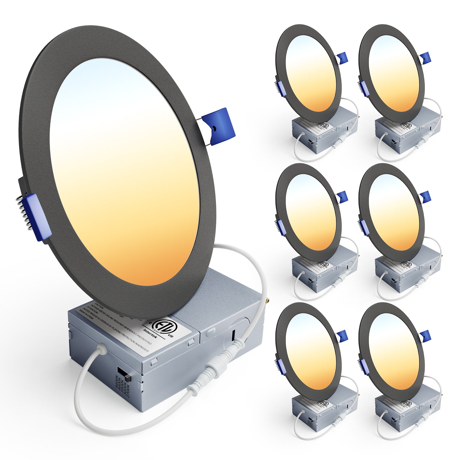 Ensenior 6-Inch LED Recessed Ceiling Light