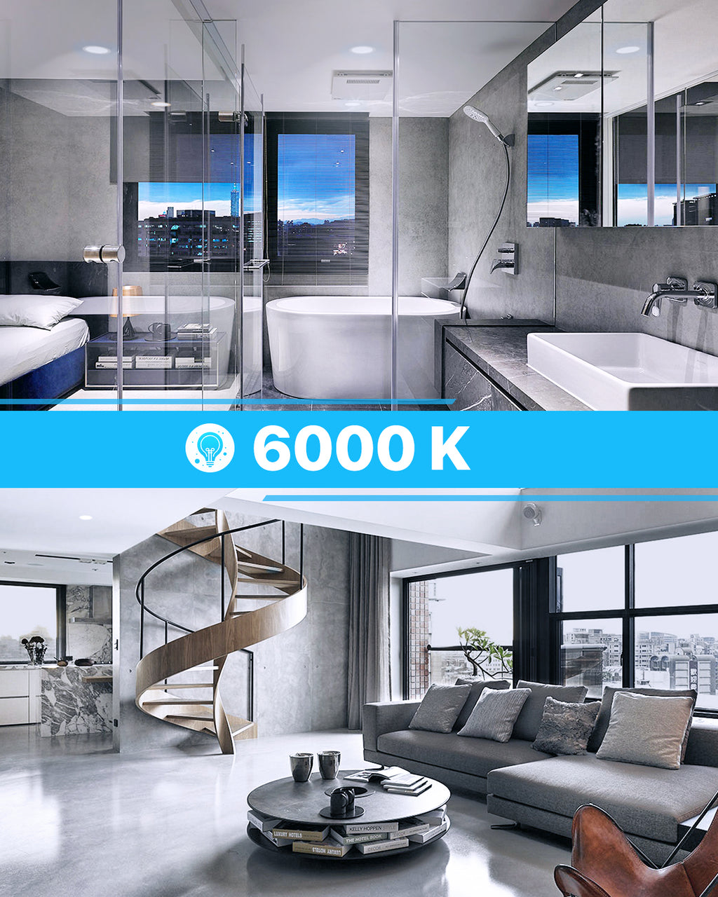 Ensenior 6000K LED Recessed Ceiling Light