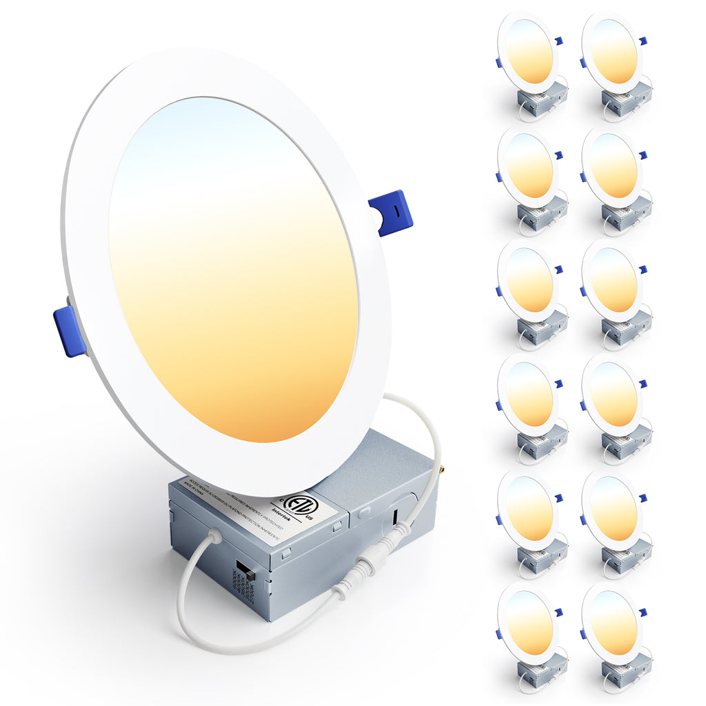 Ensenior 7 Inch 5CCT Led Recessed Ceiling Light