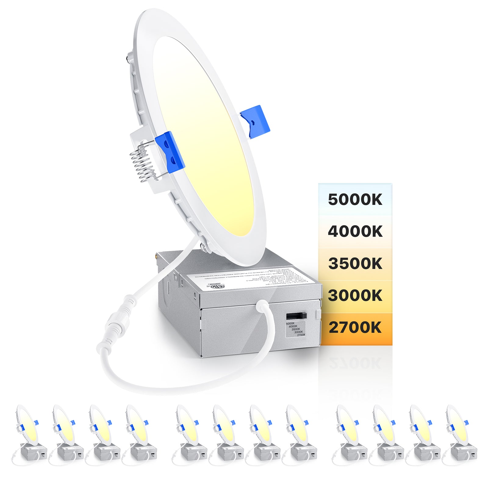 Ensenior 6-Inch LED Recessed Ceiling Light