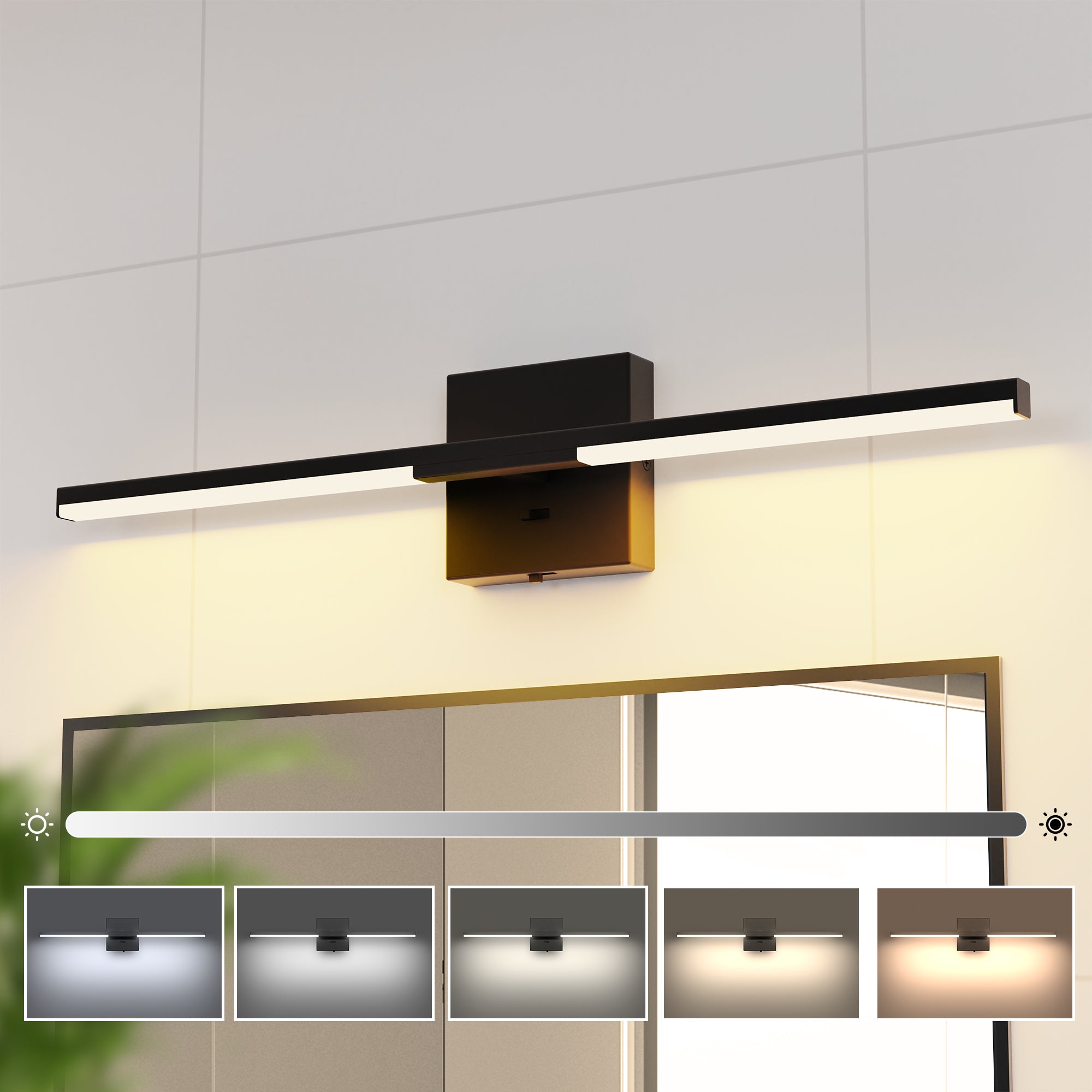 Ensenior Modern Bathroom Vanity Light