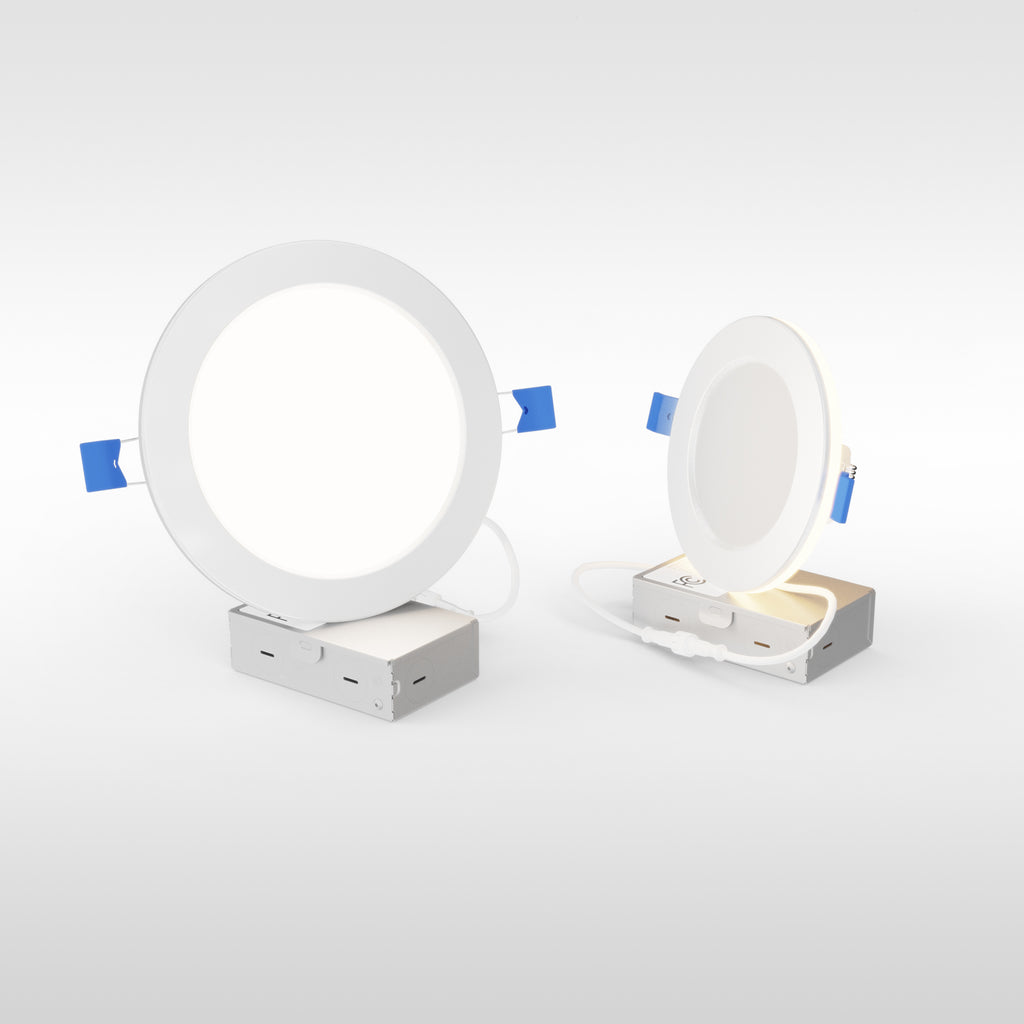 Ensenior 6/4 Inch LED Recessed Ceiling Light with Night Light