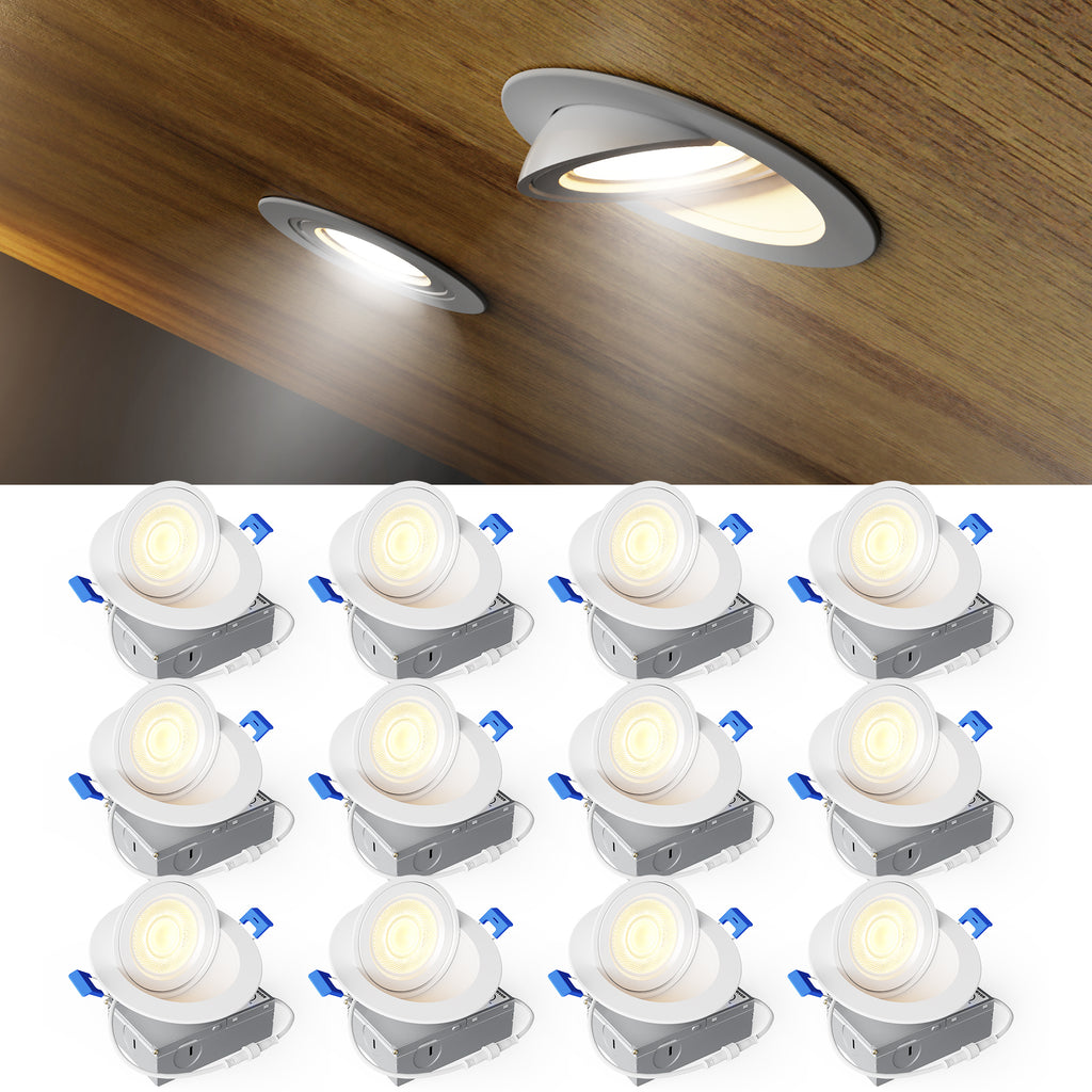 Ensenior  6/4 inch 5CCT LED Eyeball Recessed Lighting
