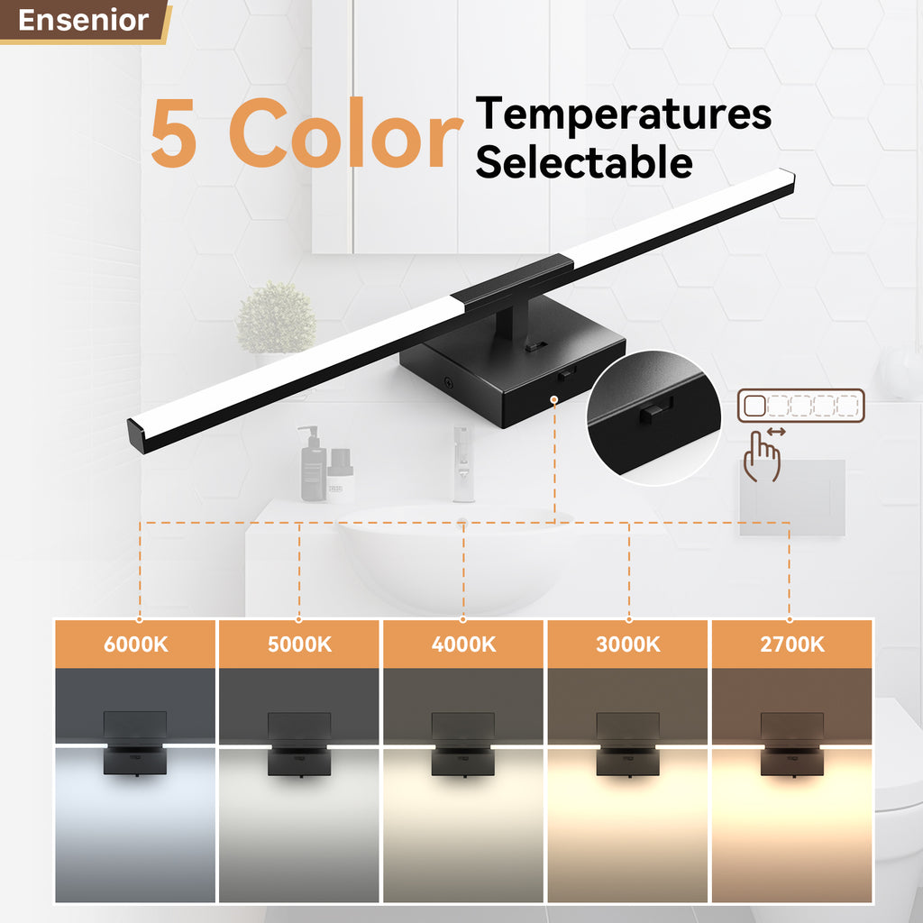 Ensenior Modern Bathroom Vanity Light