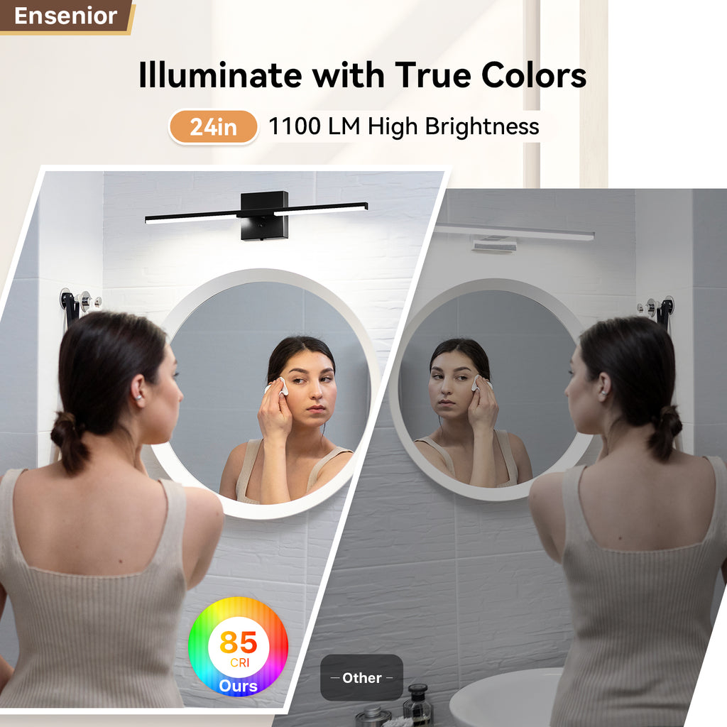 Ensenior Modern Bathroom Vanity Light