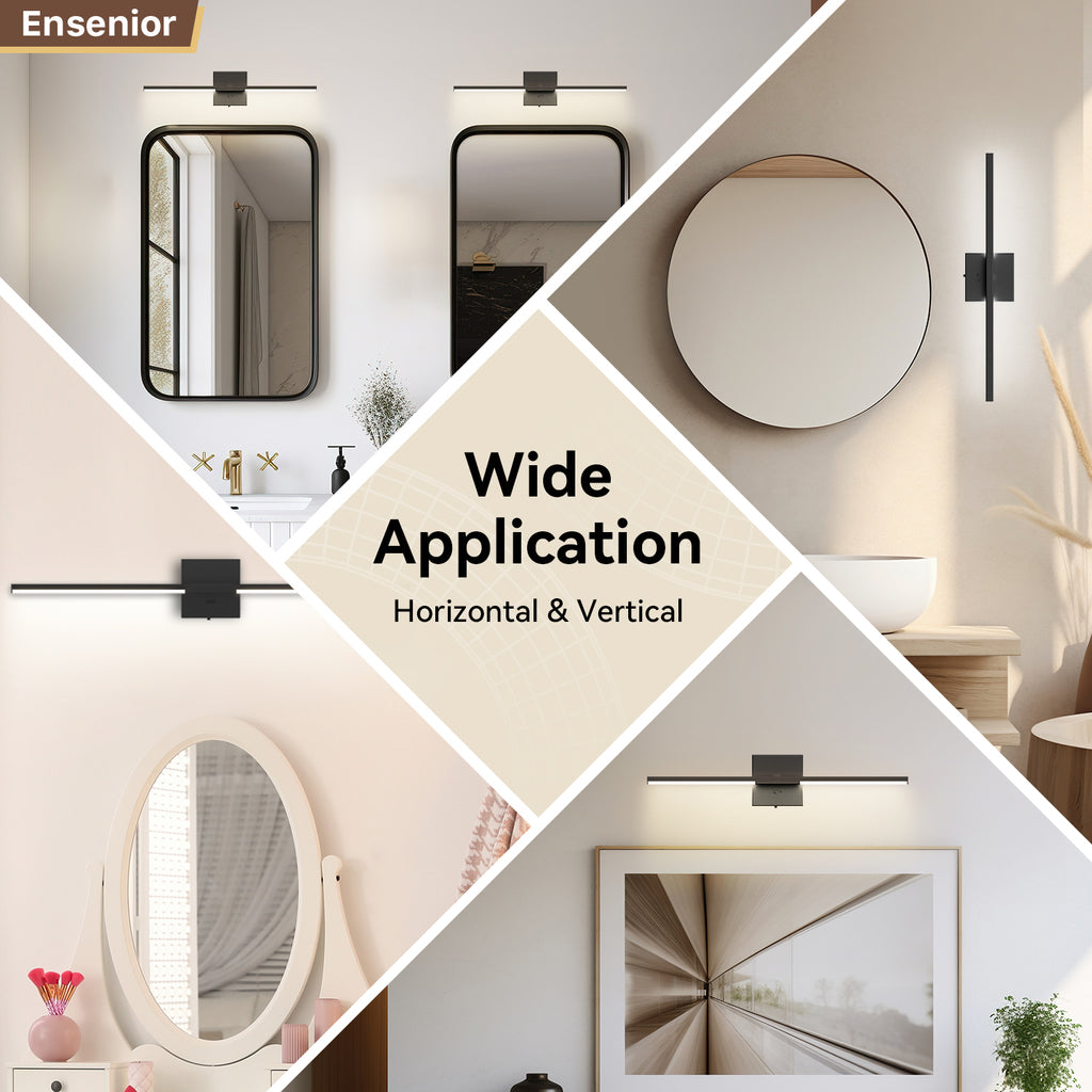 Ensenior Modern Bathroom Vanity Light