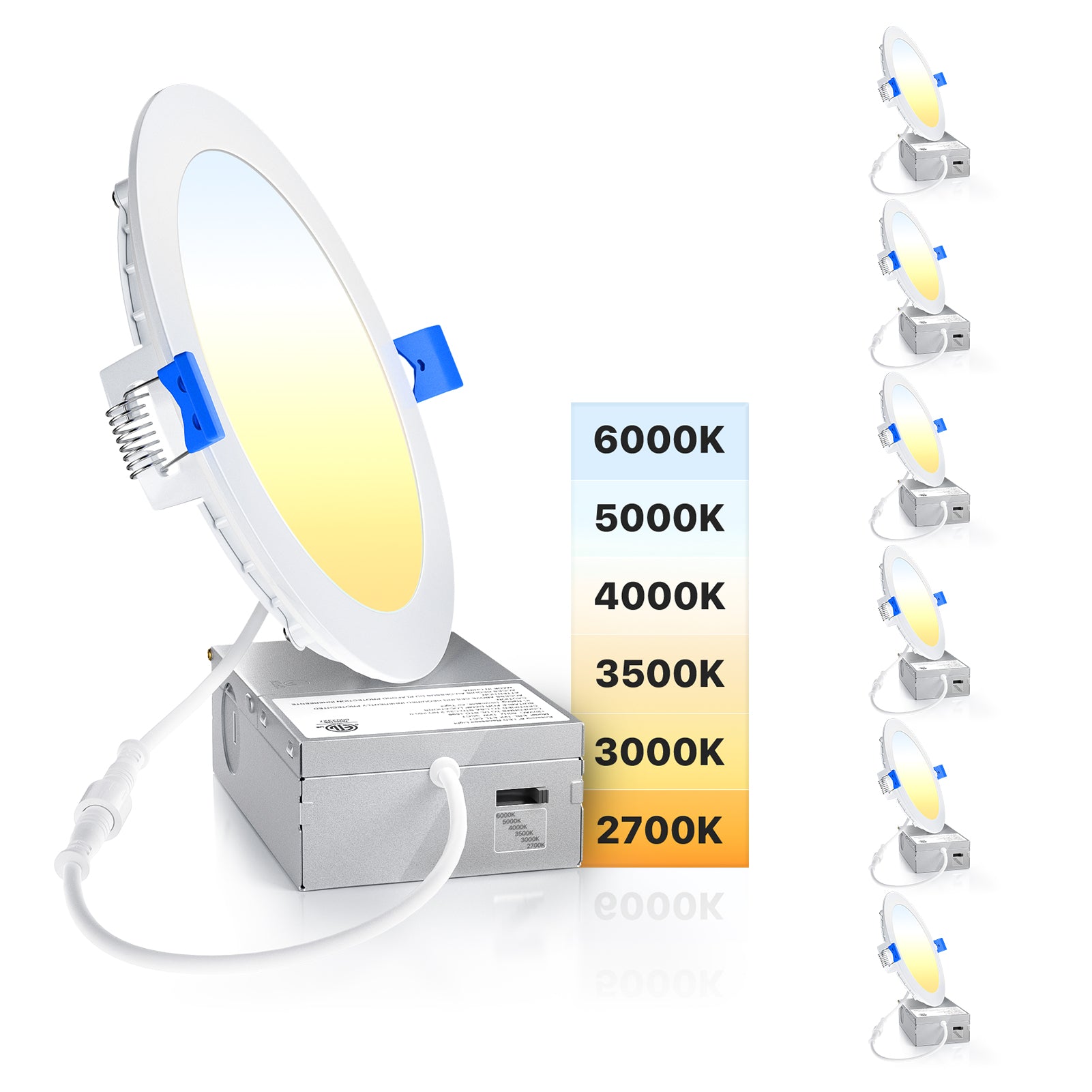 Ensenior 6CCT Led Recessed Ceiling Light
